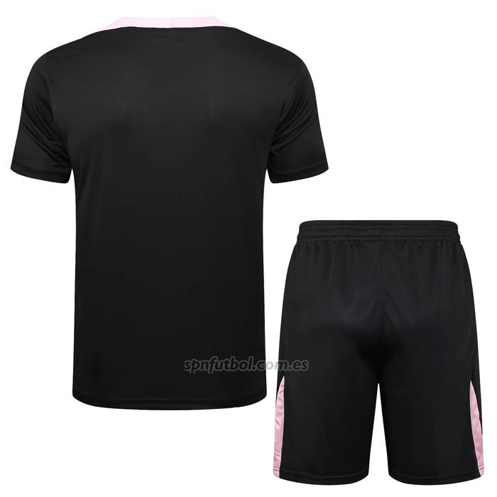 Chandal del Paris Saint-Germain Jordan Manga Corta 2024-2025 Negro - Pantalon Corto